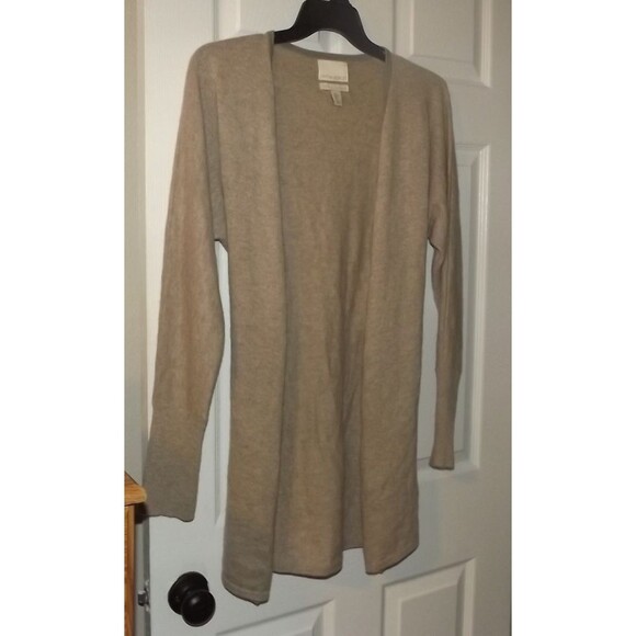 Cynthia Rowley Sweaters - Cynthia Rowley 2-Ply 100% Cashmere Belted Cardigan Robe Sz Medium Gray EUC